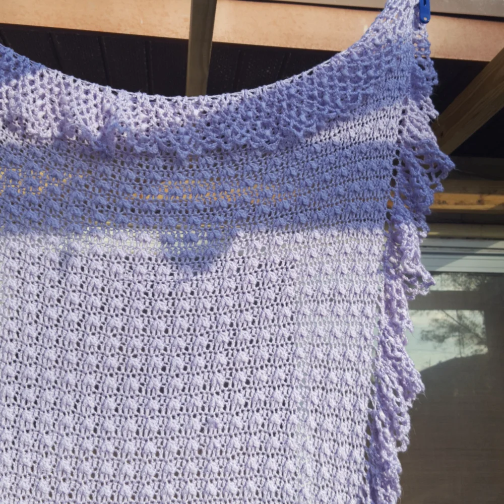 Crochet throw
